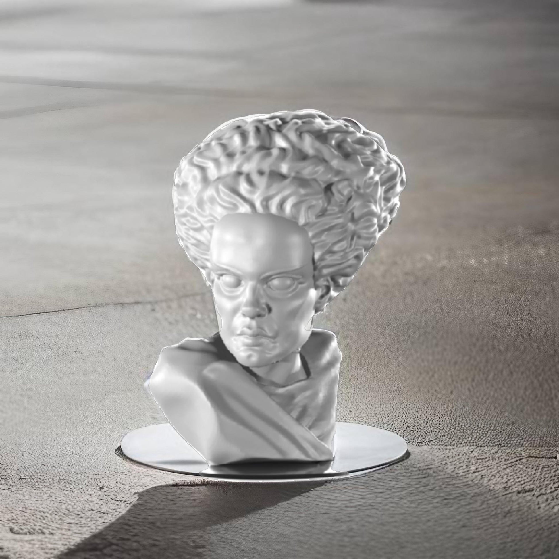 Bride of Frankenstein Plant Pot